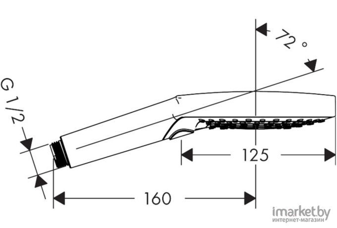 Душевая лейка Hansgrohe Raindance Select S 120 3jet [26530000]