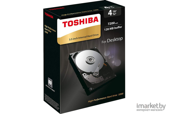 Жесткий диск Toshiba X300 4TB [HDWE140EZSTA]