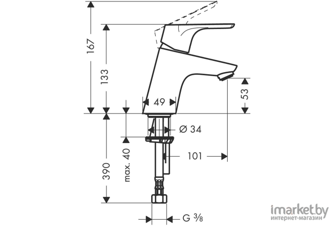 Смеситель Hansgrohe Focus 31733000