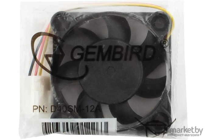 Корпусной вентилятор Gembird D40SM-12A
