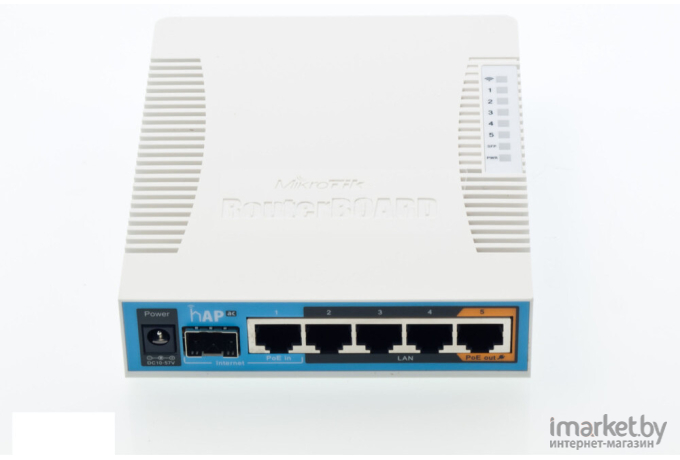 Беспроводной маршрутизатор Mikrotik hAP ac [RB962UiGS-5HacT2HnT]