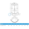 Душевая кабина Erlit ER4508TP-C4 80x80