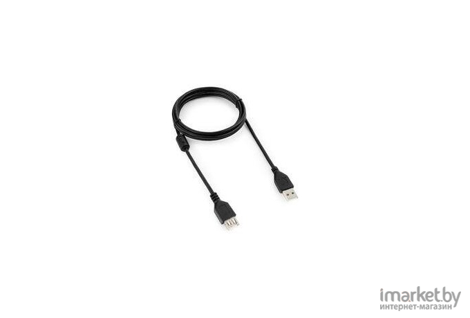 Кабель Cablexpert CCF-USB2-AMBM-6 USB 2.0 Pro AM/BM, 1.8м, экран, феррит.кольцо, черный, пакет