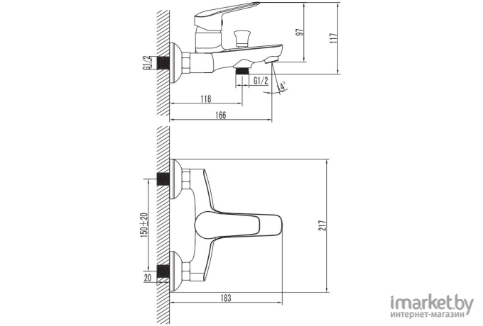 Смеситель IDDIS Torr TORSB00I02