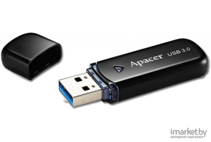 USB Flash Apacer AH355 Black 64GB [AP64GAH355B-1]