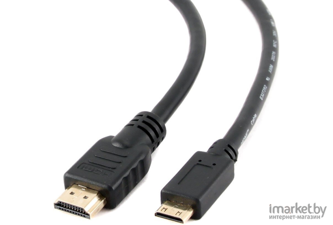 Кабель HDMI-miniHDMI Cablexpert CC-HDMI4C-10, 19M/19M, 3.0м, v1.4, 3D, Ethernet, черный
