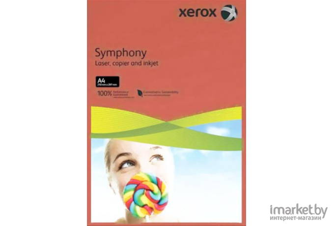 Офисная бумага Xerox Symphony Coral Red A4, 500л (80 г/м2) [003R94080]