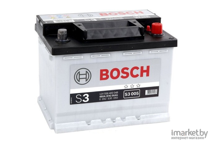 Автомобильный аккумулятор Bosch S3 005 556 400 048 (56 А/ч)