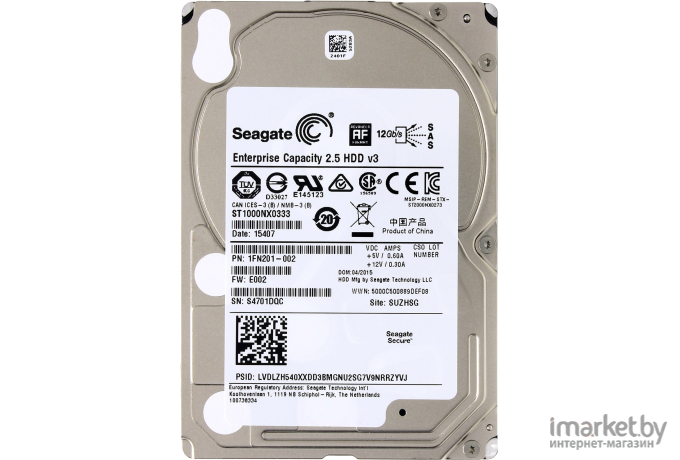 Жесткий диск Seagate Enterprise Capacity 1TB (ST1000NX0333)