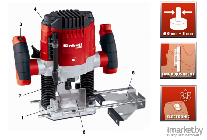 Вертикальный фрезер Einhell TC-RO 1155 E [4350470]