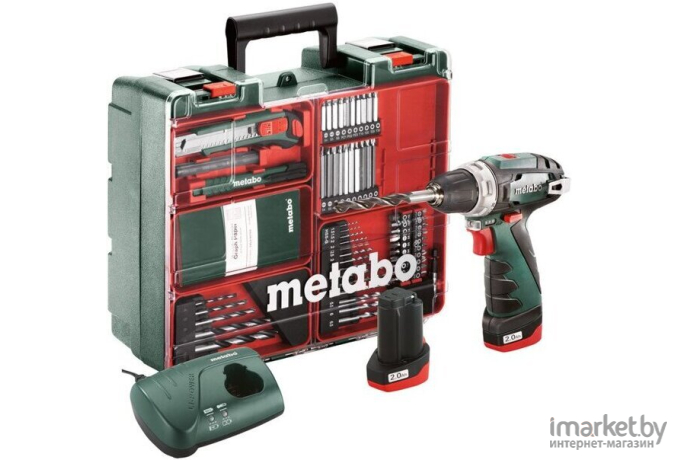 Дрель-шуруповерт Metabo PowerMaxx BS Basic Set 600080880