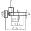 Смеситель Bravat Spring F679113C-01