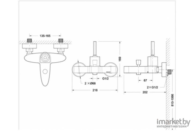 Смеситель Bravat Spring F679113C-01