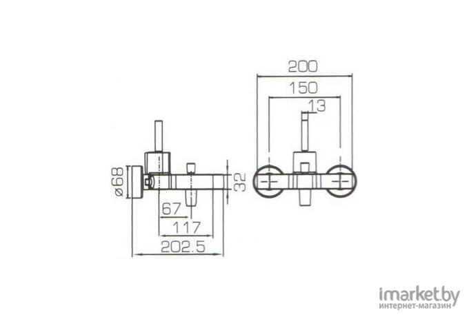 Смеситель Bravat Spring F679113C-01