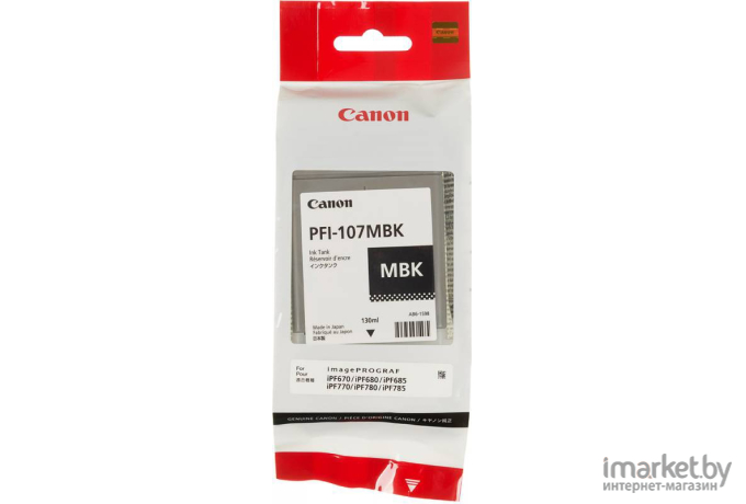 Картридж для принтера Canon PFI-107MBK