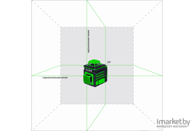 Лазерный нивелир ADA Instruments CUBE 2-360 Green ULTIMATE EDITION [A00471]