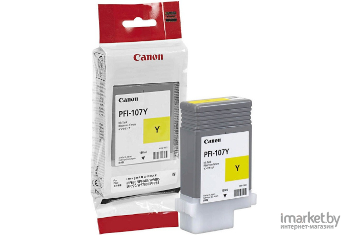 Картридж для принтера Canon PFI-107Y