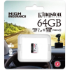 Карта памяти Kingston microSDXC UHS-I (Class 10) 64GB [SDC10G2/64GBSP]