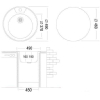 Кухонная мойка Ukinox FAD490-GT6K 0C
