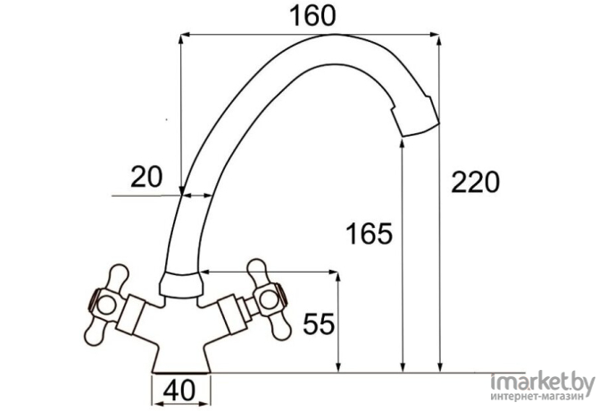 Кухонная мойка Ukinox STD 500.600-4C 0C