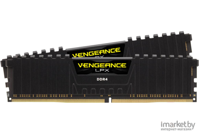 Оперативная память Corsair Vengeance LPX Black 2x8GB DDR4 PC4-21300 [CMK16GX4M2A2666C16]