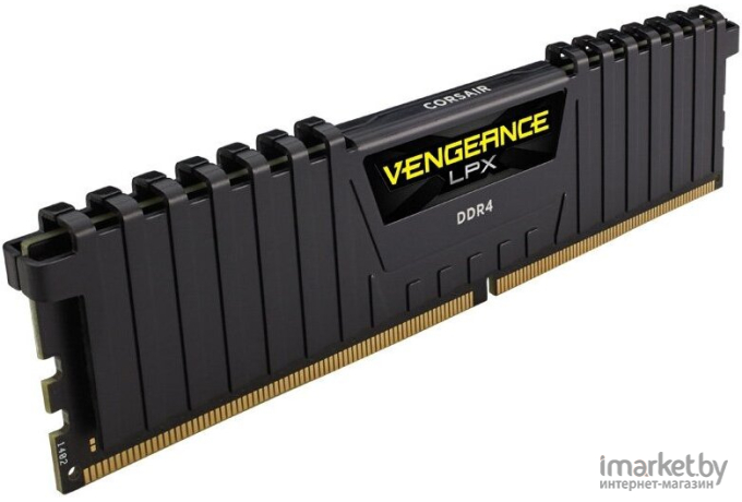 Оперативная память Corsair Vengeance LPX Black 2x8GB DDR4 PC4-21300 [CMK16GX4M2A2666C16]