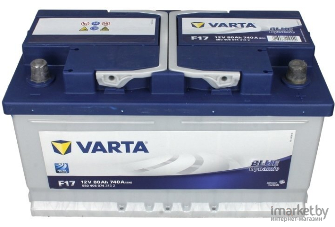 Автомобильный аккумулятор Varta Blue Dynamic F17 580 406 074 (80 А/ч)