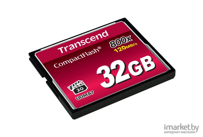 Карта памяти Transcend 800x CompactFlash Premium 32GB (TS32GCF800)