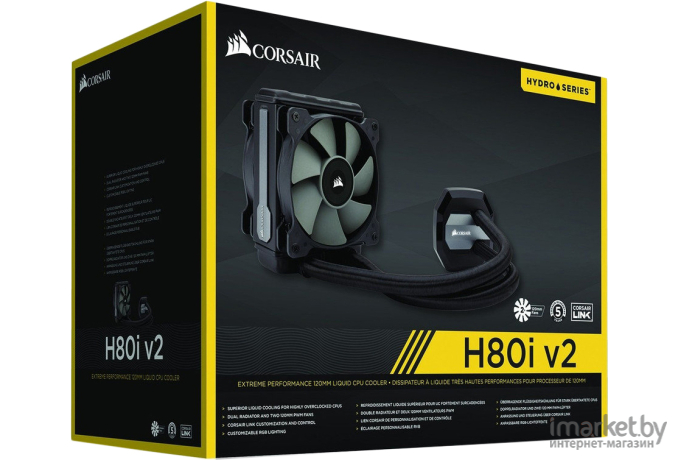 Кулер для процессора Corsair Hydro Series H80i v2 [CW-9060024-WW]