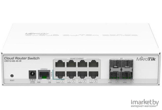 Коммутатор Mikrotik CRS112-8G-4S-IN