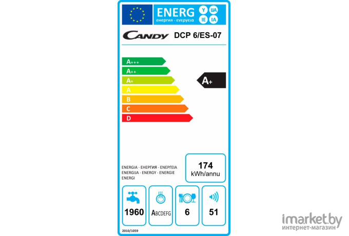 Посудомоечная машина Candy CDCP 6/ES-07