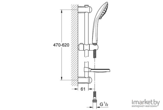 Душевой гарнитур Grohe Euphoria Massage (27231 001)