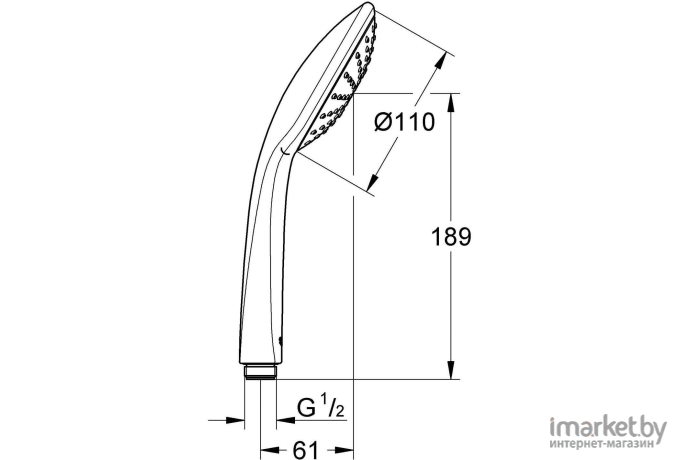 Душевая лейка Grohe Euphoria Mono (27265 000)