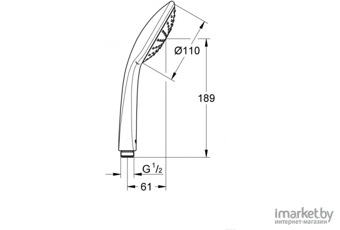 Душевая лейка Grohe Euphoria Mono (27265 000)