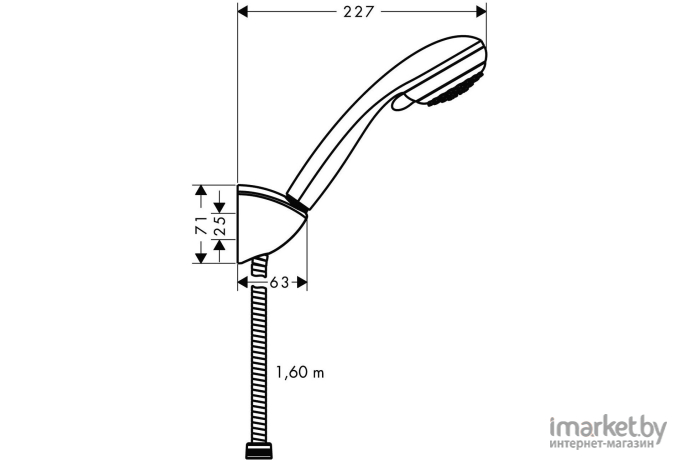 Душевой гарнитур Hansgrohe Crometta 85 (27559000)