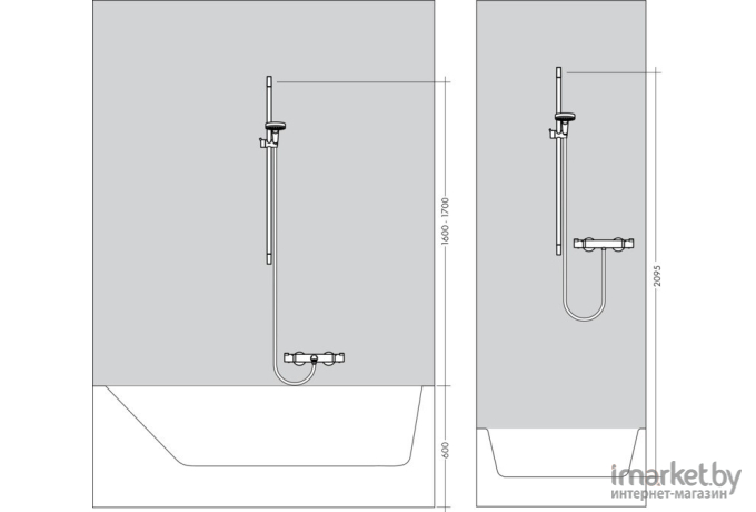 Душевой гарнитур Hansgrohe Crometta 85 (27762000)