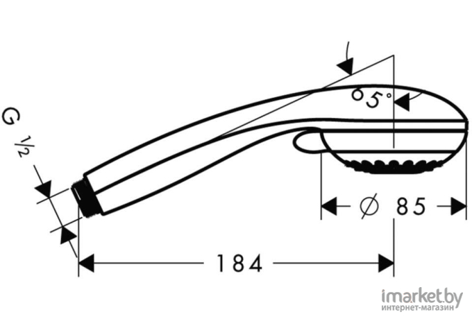 Душевая лейка Hansgrohe Crometta 85 Variojet (28562000)