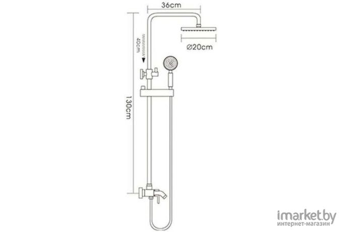 Душевая система FRAP F2416