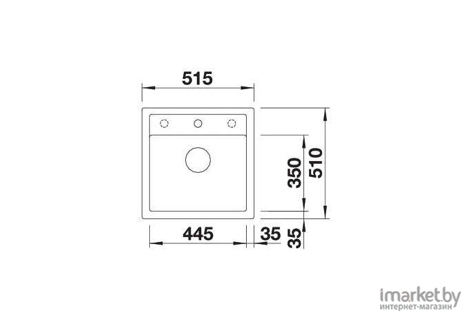 Кухонная мойка Blanco Dalago 5 (жасмин) [518525]