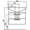 Акватон Ария 65 М Тумба для умывальника белый (1.A123.3.01A.A01.0)