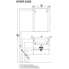 Акватон Ария 65 М Тумба для умывальника белый (1.A123.3.01A.A01.0)