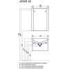 Акватон Ария 65 Тумба для умывальника чёрный (1.A134.0.01A.A95.0)