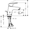 Смеситель Hansgrohe Logis 70 71070000