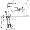 Смеситель Hansgrohe Logis [71204000]