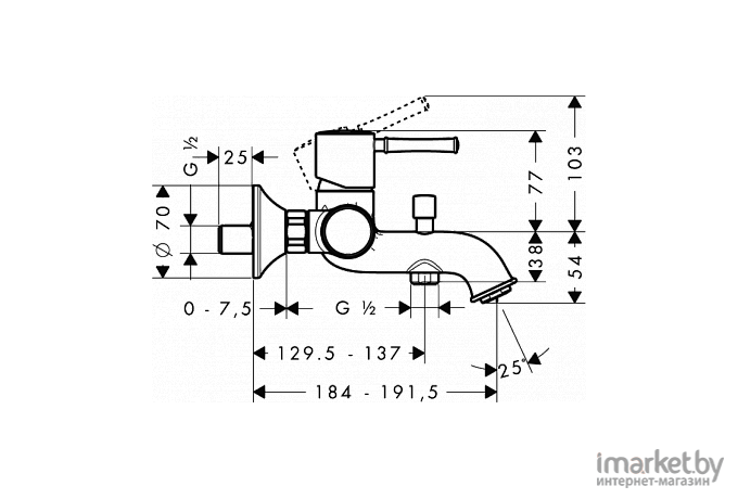 Смеситель Hansgrohe Talis Classic 14140000