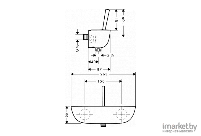 Смеситель Hansgrohe PuraVida 15672400