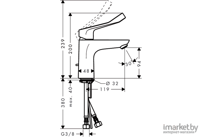 Смеситель Hansgrohe Focus 31911000