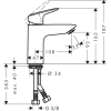 Смеситель Hansgrohe Logis 71101000