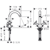 Смеситель Hansgrohe Logis Classic 71270000