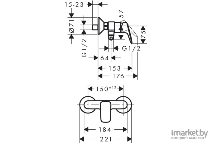 Смеситель Hansgrohe Logis 71600000